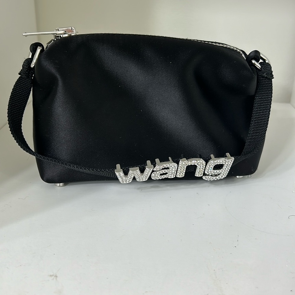 Alexander Wang Heiress medium pouch satin …